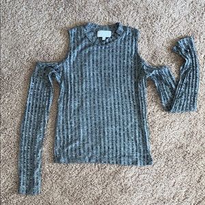 Open shoulder sweater